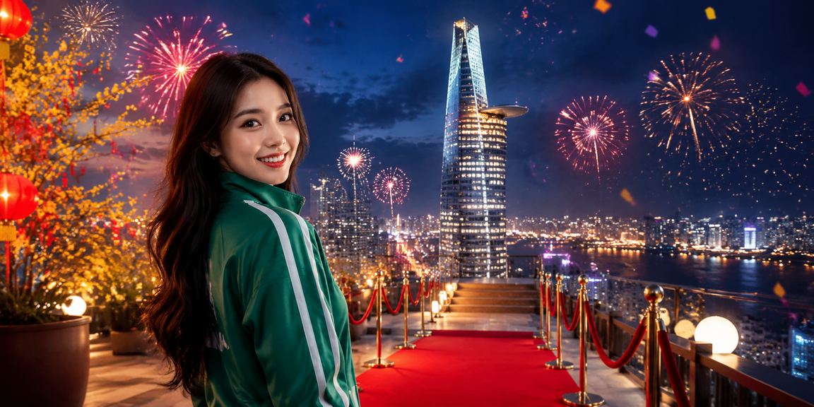 Người dùng tại TP.HCM tham gia cá cược casino trong không khí lễ hội rực rỡ ánh đèn